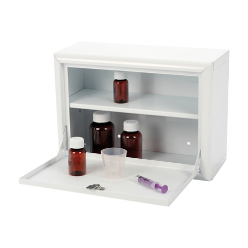 Medicine Cabinet with Shelf & 2 keys